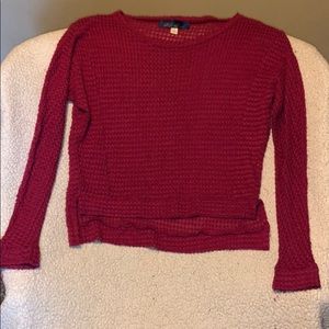 Francesca’s Pink Woven Sweater